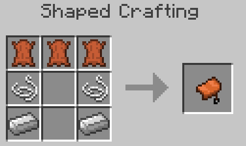 Craftable Horse Armour and Saddle Recipes